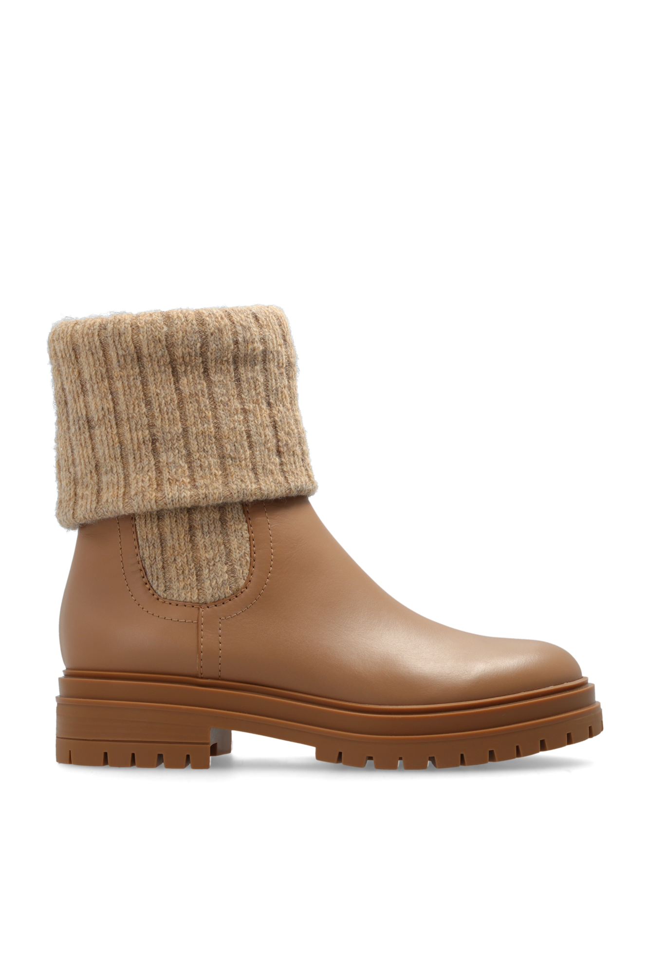 24AW new/Gianvito Rossi チェルシーアンクルブーツ Boots Camel Montey Chelsea Boot | GIANVITO ROSSI | elysewalker